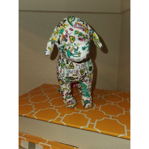 PINK VICTORIA'S SECRET GRAFFITI DOG - Picture 3 of 4